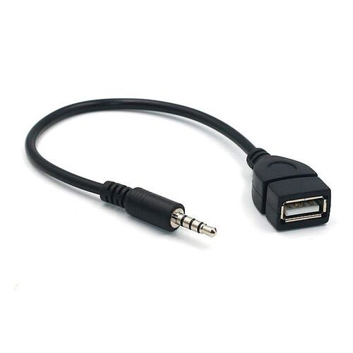 Car MP3 Player Converter 3.5 mm Male AUX Audio Jack Plug To