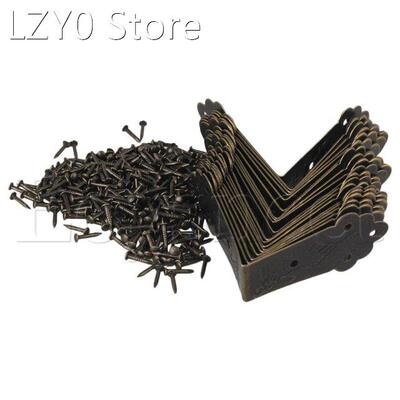 10 Pieces Antique Desk Edge Cover Jewelry Box Corner Guards