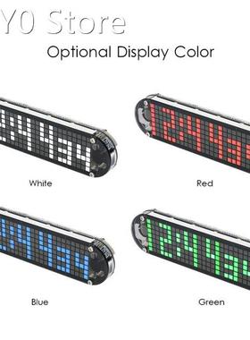 High Accuracy Timer Digital DIY Dot Matrix LED Alarm Clock K