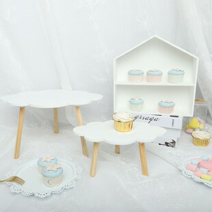 Cloud cake stand wooden dessert table decoration birthday ca