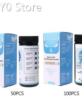 50/100 Pcs Water Complete Hardness Test Strip Excellent Test