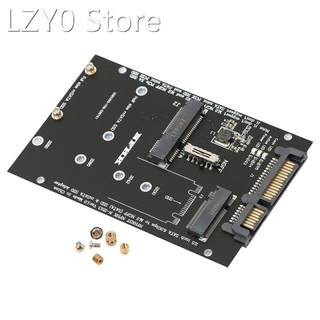 M.2 NGFF MSATA SSD to 2.5Inch SATA 3.0 Adapter 2 in 1 Conver