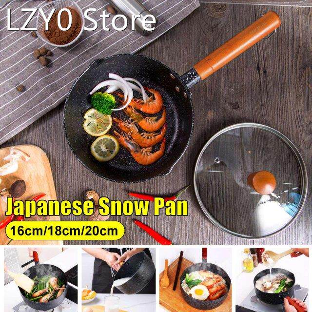 YKPuii Milk Pot Nonstick Snow Pan With Lid Home Baby Food Su