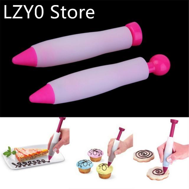 Silicone Food Writing Pen Chocolate Decorating Tools Cake Mo