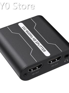 1X2 Splitter Switcher 4Kx2K 3840X2160@30Hz 3.5MM Audio for D