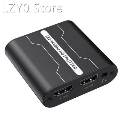 1X2 Splitter Switcher 4Kx2K 3840X2160@30Hz 3.5MM Audio for D