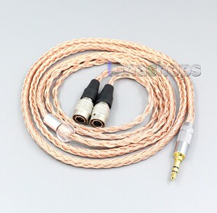 LN006743 2.5mm 3.5mm XLR Balanced 16 Core 99% 7N OCC Earpho