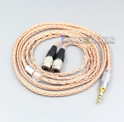 LN006743 2.5mm 3.5mm XLR Balanced 16 Core 99% 7N OCC Earpho