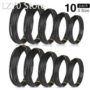 10 Rolls Bonsai Wires Anodized Aluminum Bonsai Training Wire