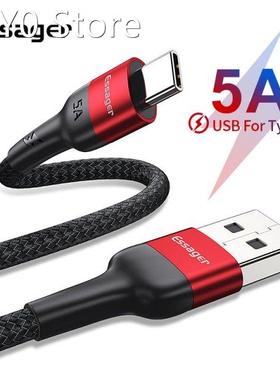 Essager 5A USB Type C Cable For Huawei Mate 30 P30 P20 Pro L