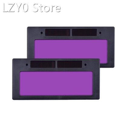 2 Pcs Solar Auto-Darkening Welding Filter Lens Variable Shad
