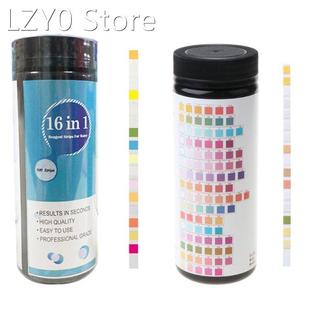 100 Pcs Water Test Strips 16-in-1 Aquarium Water Quality Tes
