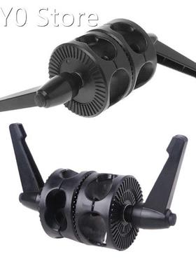 Dual Swivelling Grip Head Double Angle Tilt Mount Wheel Clam
