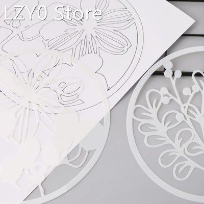 8Pcs Round Grilles Drawing Molds Plastic Children Painting S