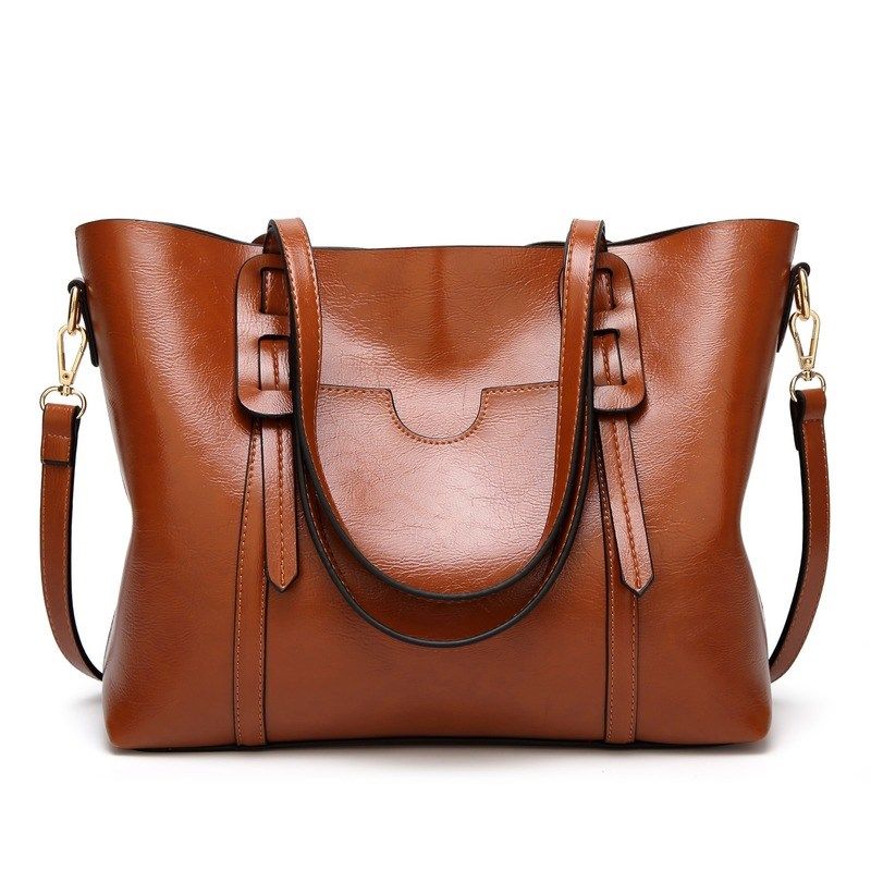 New Style Women Handbag Leather Shoulder Contracted Bag Inc