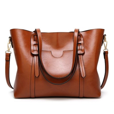 New Style Women Handbag Leather Shoulder Contracted Bag Inc