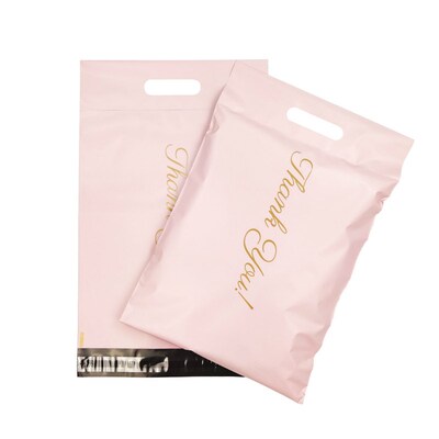 50pcs Express Bag 10*13Inch Pink Tote Bag Courier Bags Self