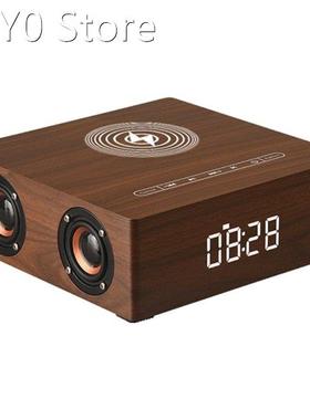 Multi-Function Wireless Charger Alarm Clock Bluetooth Speake