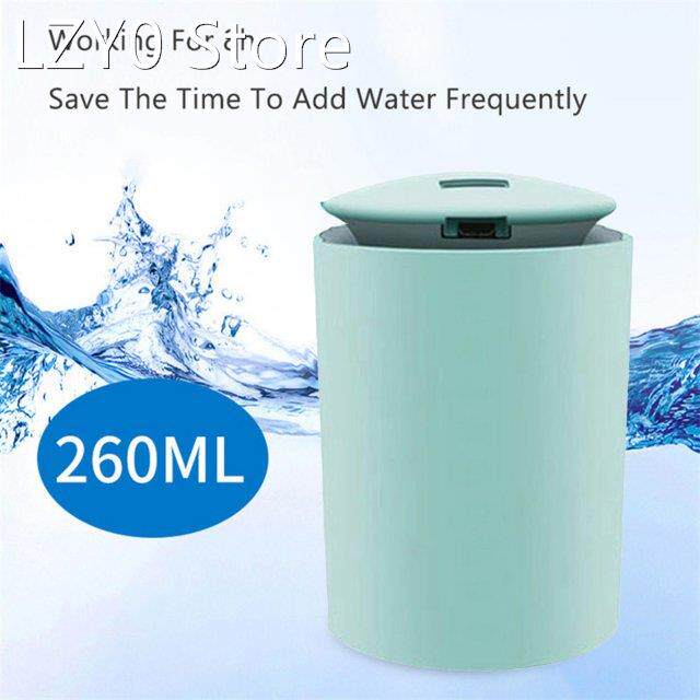 260mL Humidifiers Mist Humidifier Diffuser for Car Bedroom H