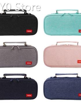 Boys Girls Students Portable Canvas Pencil Case Large Capaci