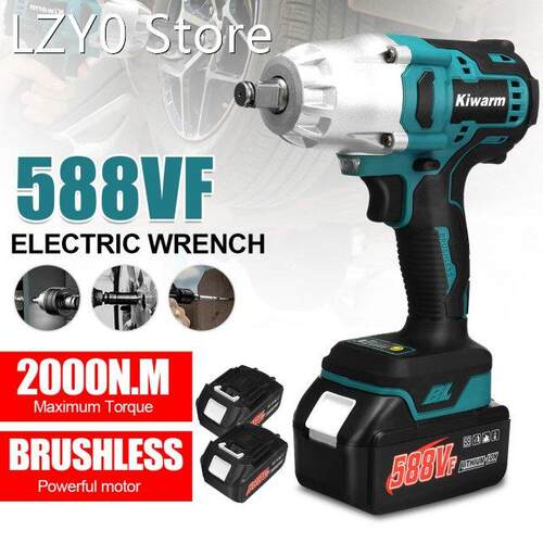 588VF High Power 2000N.M Torque Brushless Electric Impact Wr