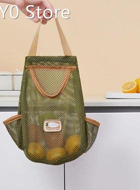 Kitchen Vegetable Fruit Mesh Storage Bags Onion Potato Stora