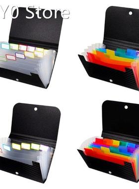 A6 Accordion Folder Expanding Receipt Folder Multi-layer Fil
