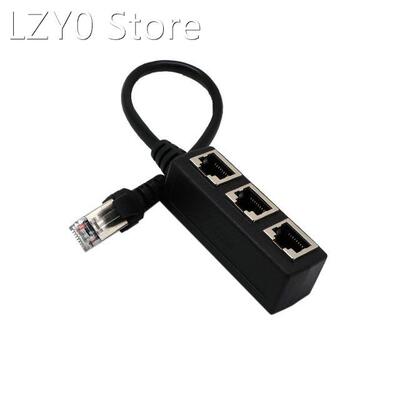 RJ45 Splitter Ethernet Network RJ45 1 Male to 3 Female Conne