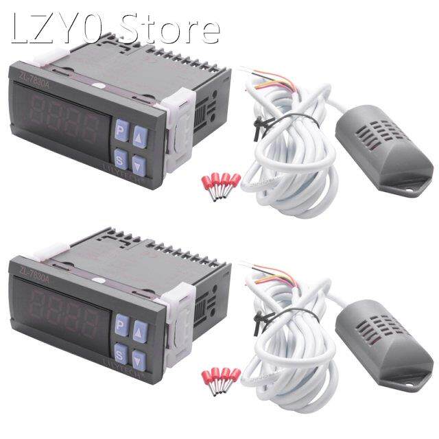 2X ZL-7830A, 30A Relay, 100-240Vac, Digital, Humidity Contro