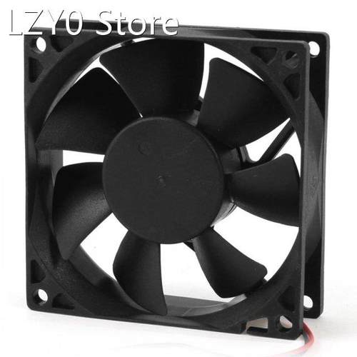 CAA Hot 80mm DC 12V 2pin PC Computer Desktop Case CPU Cooler
