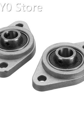 2Pcs Self-aligning KFL08 Rhombic Pillow Flange Block Bearing
