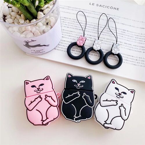 3D Cute Cartoon Case for AirPods 2 Case Silicone Bluetooth