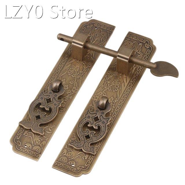 2x Furniture Brass 15x3CM Bronze Cabinet Door Face Plate Han