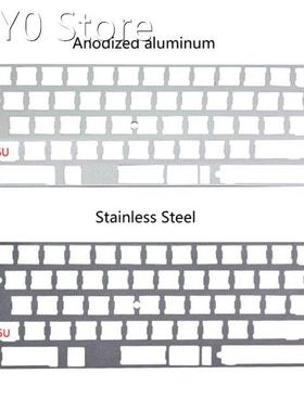 2.25U Alu Plate 60% DZ60 GH60 Plate for DIY Mechanical Keybo