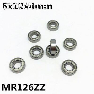 50Pcs MR126ZZ L-1260ZZ 6x12x4 mm Deep Groove Ball Bearing Mi