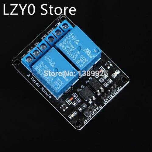 Free Shipping 10pcs/lot 2-channel New 2 channel relay module