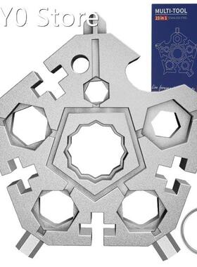 Snowflake Multitool Wrench 23In1 Snowflakes Multi-Tool Pocke