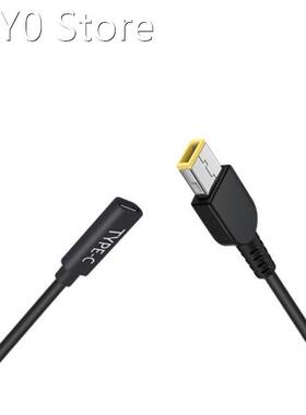 15cm 65W USB C PD Type C Female to Square Slim Tip Power Cha