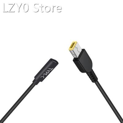 15cm 65W USB C PD Type C Female to Square Slim Tip Power Cha