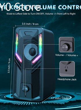 K1KF 7.48in Heigh Portable Speakers Cases Player Connect wit