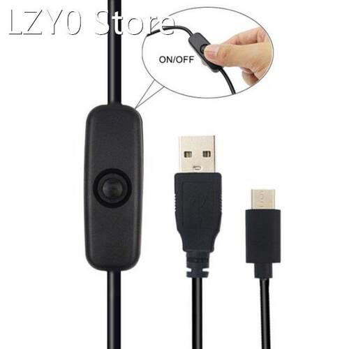 1.5m USB To Type-C Power Supply Charging Cable With On/Off S