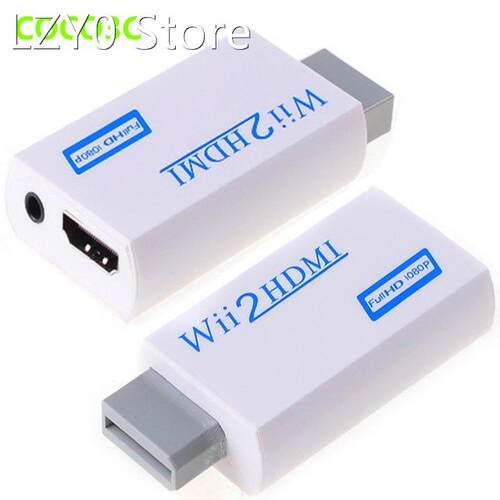 Wii To HDMI adapter 3.5mm Audio Video Output Wii2HDMI Upscal
