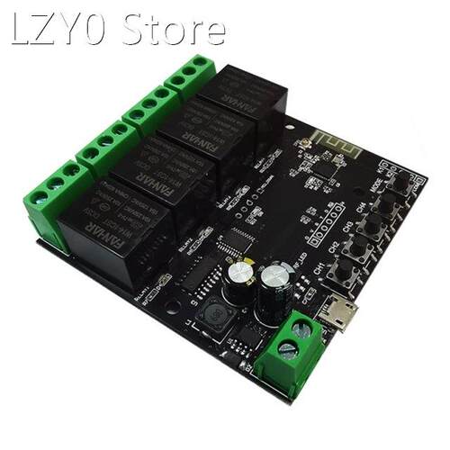 4CH Tuya Switch Wifi Switch Module Wireless Relay Smart Life