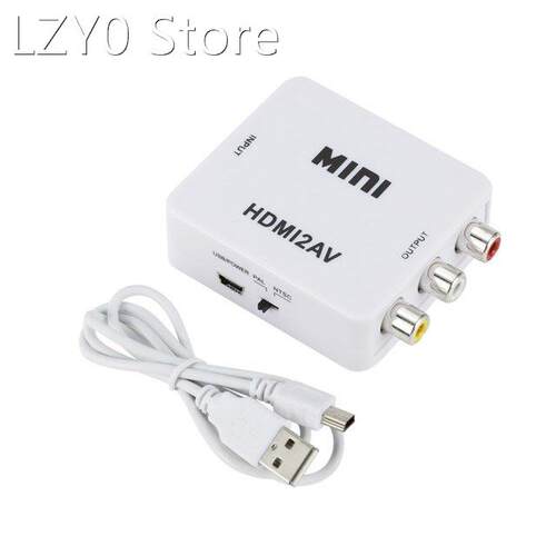HDMI2AV Video Converter HD 1080P HDMI-compatible To RCA