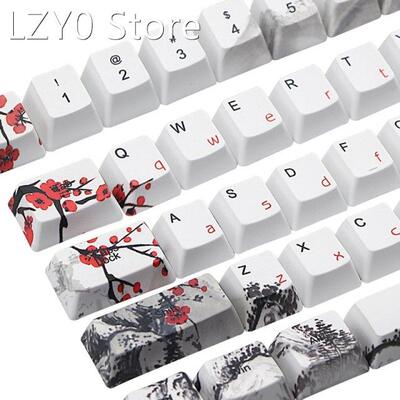 M5TE 68 Key Keycap Wangjiang Plum Blossom Dye Sublimation OE