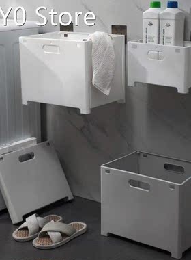 Foldable Laundry Basket Dirty Clothes Basket Bathroom Wall-m