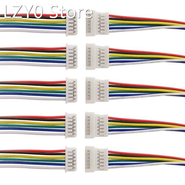 10/5Pairs Pitch 1.25mm 6 Pin Micro Male Female Wire Connecto