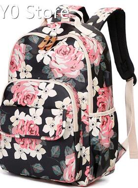 Laptop Backpack,15.6-Inch Fashion College Backpack,With USB