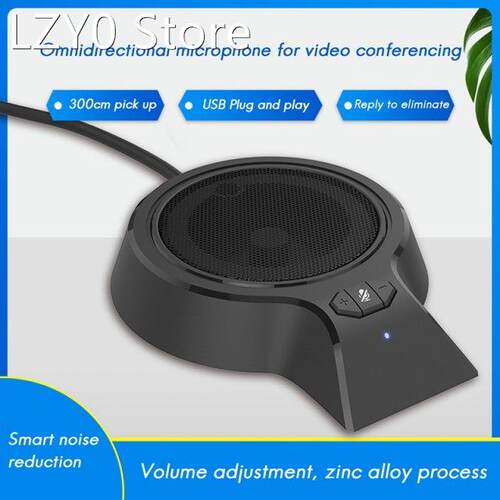 Omni-Directional Microphone USB Condenser Microphone Built-i