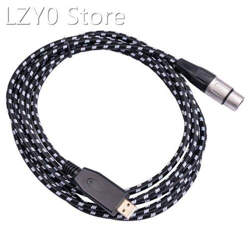 USB Microphone Cable, XLR to USB Adapter Cable, Microphone F